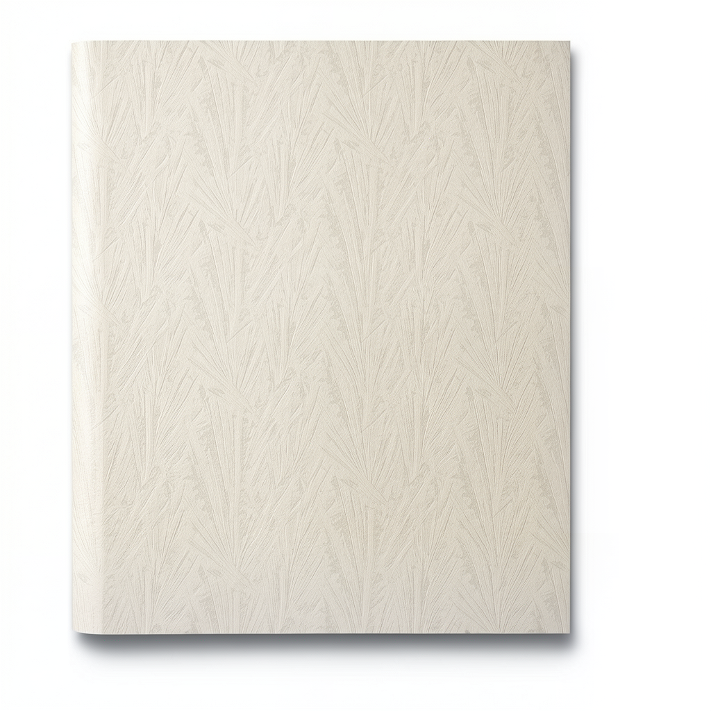 Vinyl Wallpaper Patterned Design 15.6m × 100 cm Beige