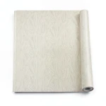 Vinyl Wallpaper Patterned Design 15.6m × 100 cm Beige
