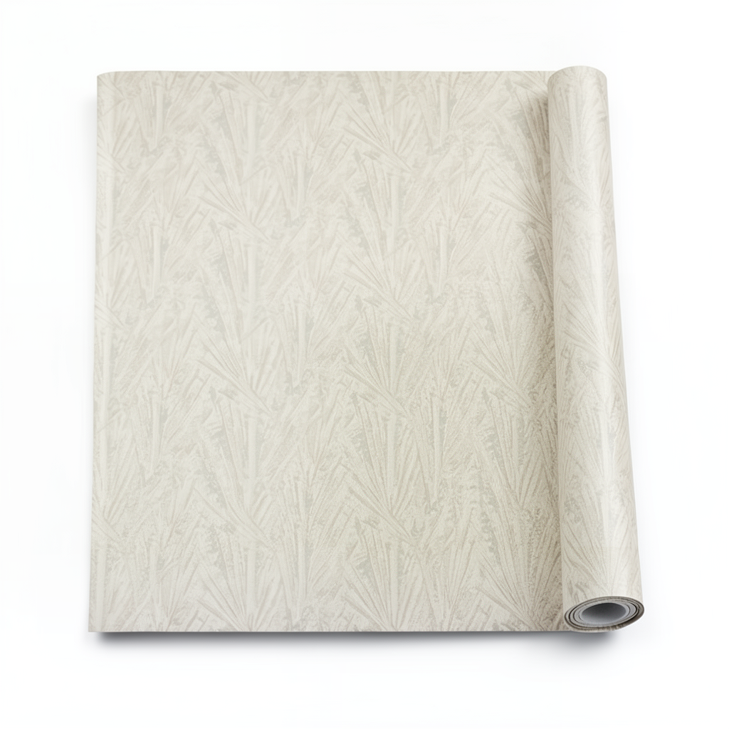 Vinyl Wallpaper Patterned Design 15.6m × 100 cm Beige