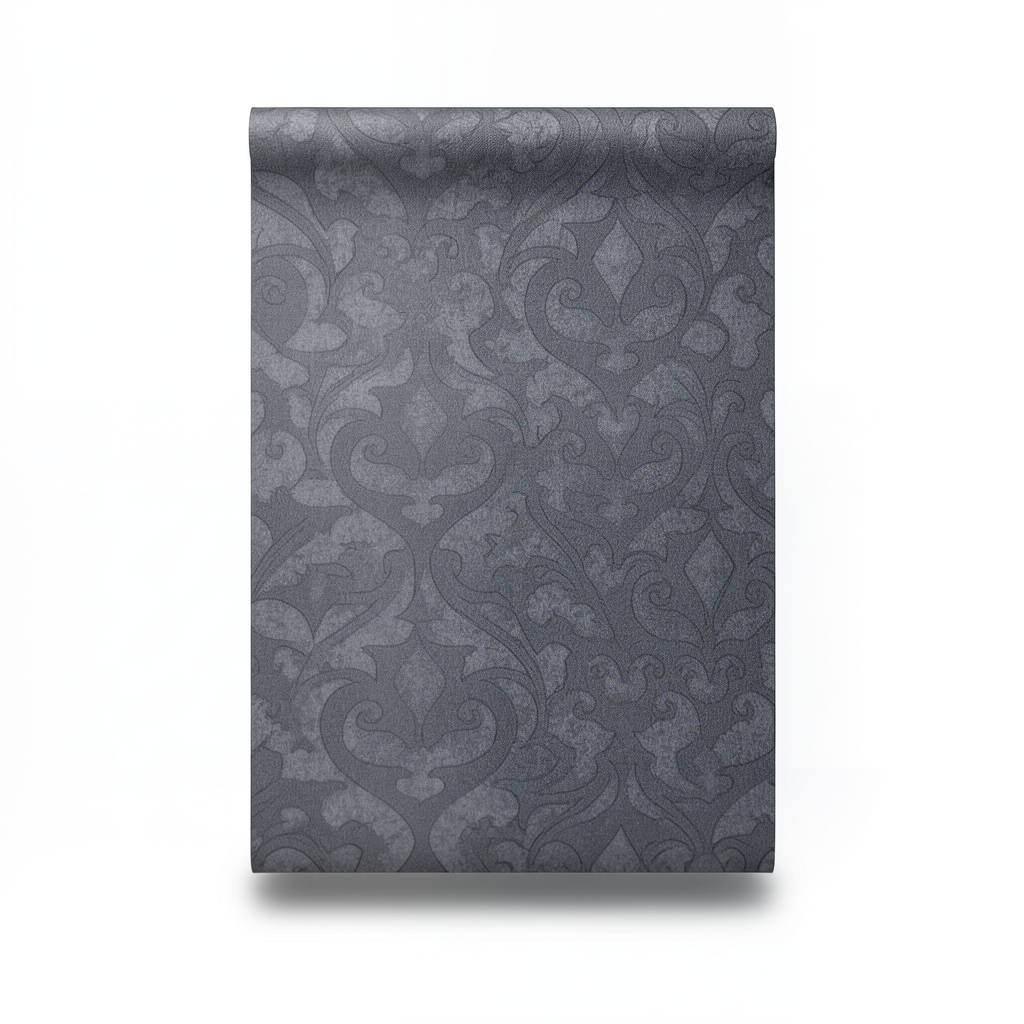 ورق حائط نقشات طول 15.6 م × عرض 100 سم لون رمادي غامق Ndesign (N) 63018-3
