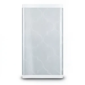 ورق جدران فينيل تصميم نقشات 15.6 م×106 سم فضي
