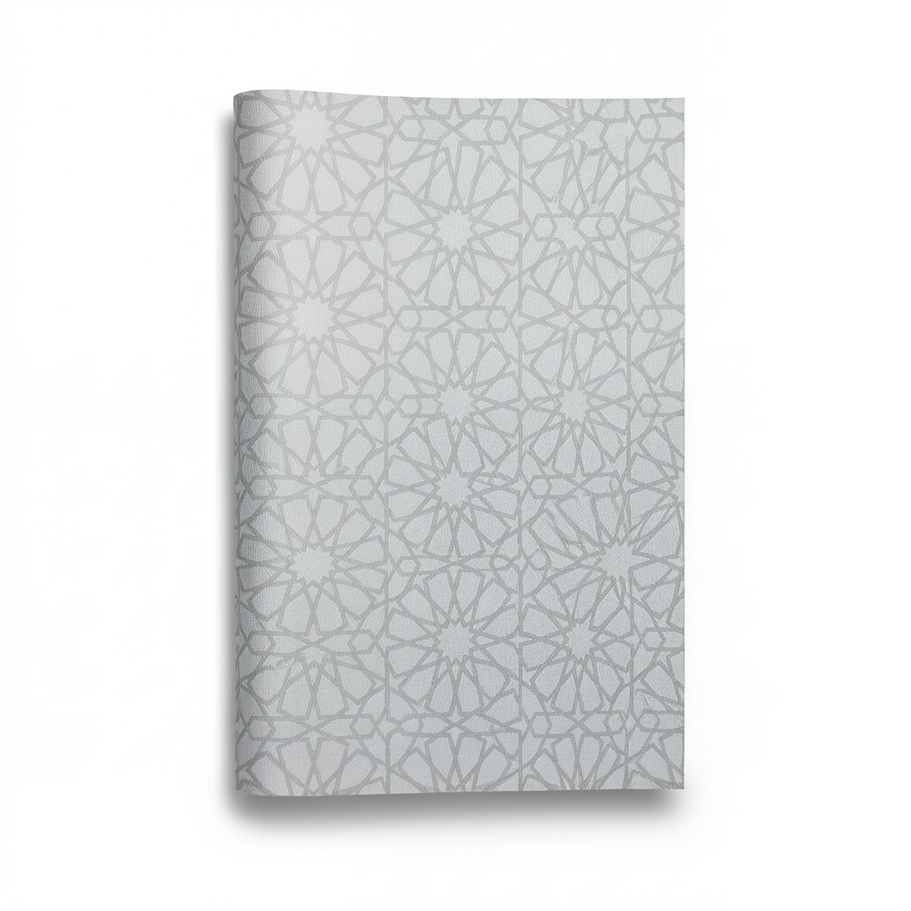 Patterned Wallpaper 15.6m x 100cm Gray Color
