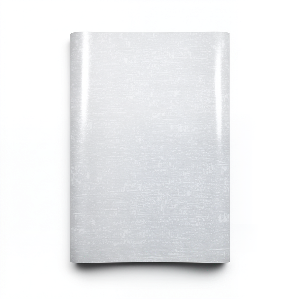 Vinyl Wallpaper Patterned Design 15.6m×106cm Light Gray
