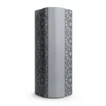 Embossed Wallpaper 15.6m×100cm Gray with Dark Gray