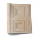 Italian Wall Decor Length 10m, Width 1.06m, Light Brown Color, Model Z46024 