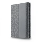 Embossed Wallpaper 15.6m×100cm Gray with Dark Gray