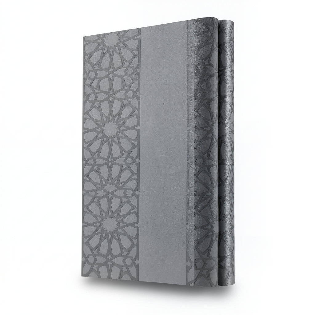 Embossed Wallpaper 15.6m×100cm Gray with Dark Gray