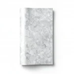 Modern Wall Covering, Length 15.6 meters, Width 100 cm, Light White on Gray Color 