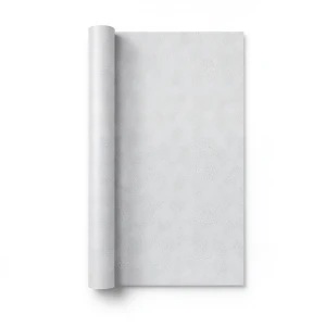 Vinyl Wallpaper Patterned Design 15.6m×106cm Light Gray