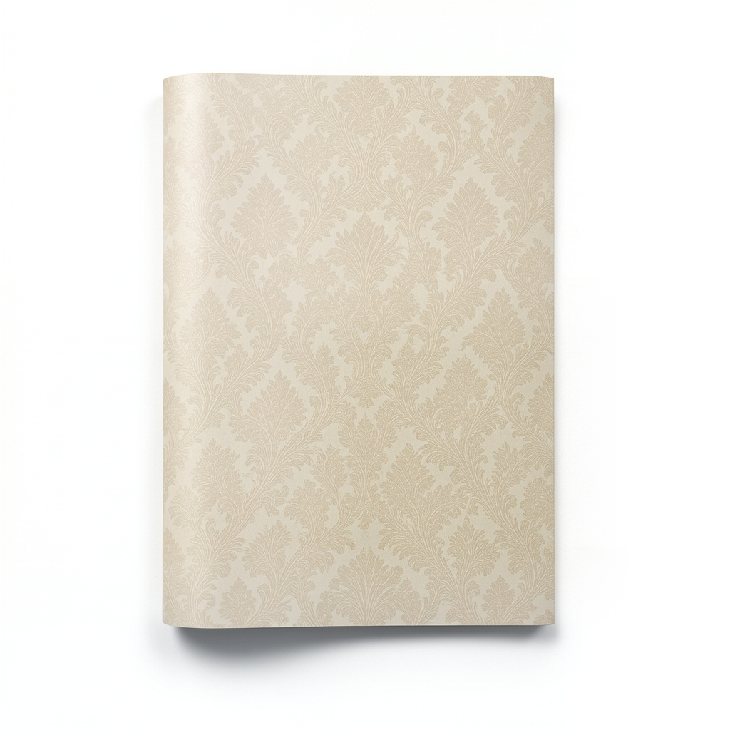 Vinyl Wallpaper Patterned Design 15.6m × 106cm Beige