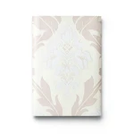 Vinyl Wallpaper Patterned Design 10 m x 53 cm Beige White Brown