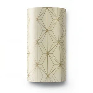Patterned Wallpaper 15.6m x 100cm Beige and Brown