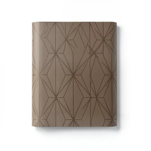 Patterned Wallpaper 15.6m×100cm Brown Color