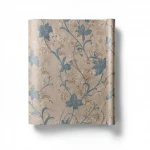 Italian Floral Wall Decoration, Size 10m×1.06m, light brown Color, Model 5845 