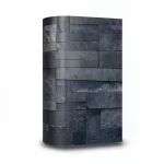 Modern Wallpaper, Size 10m×53cm, Black with Gray color 