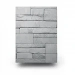 Modern Wall Covering, Length 10 meters, Width 53 cm, Gray Color