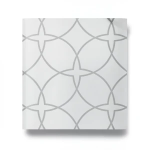 Patterned Wallpaper 15.6m×100cm Light and Dark Gray