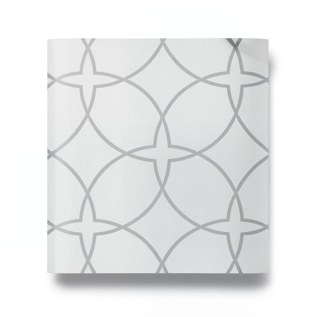Patterned Wallpaper 15.6m×100cm Light and Dark Gray