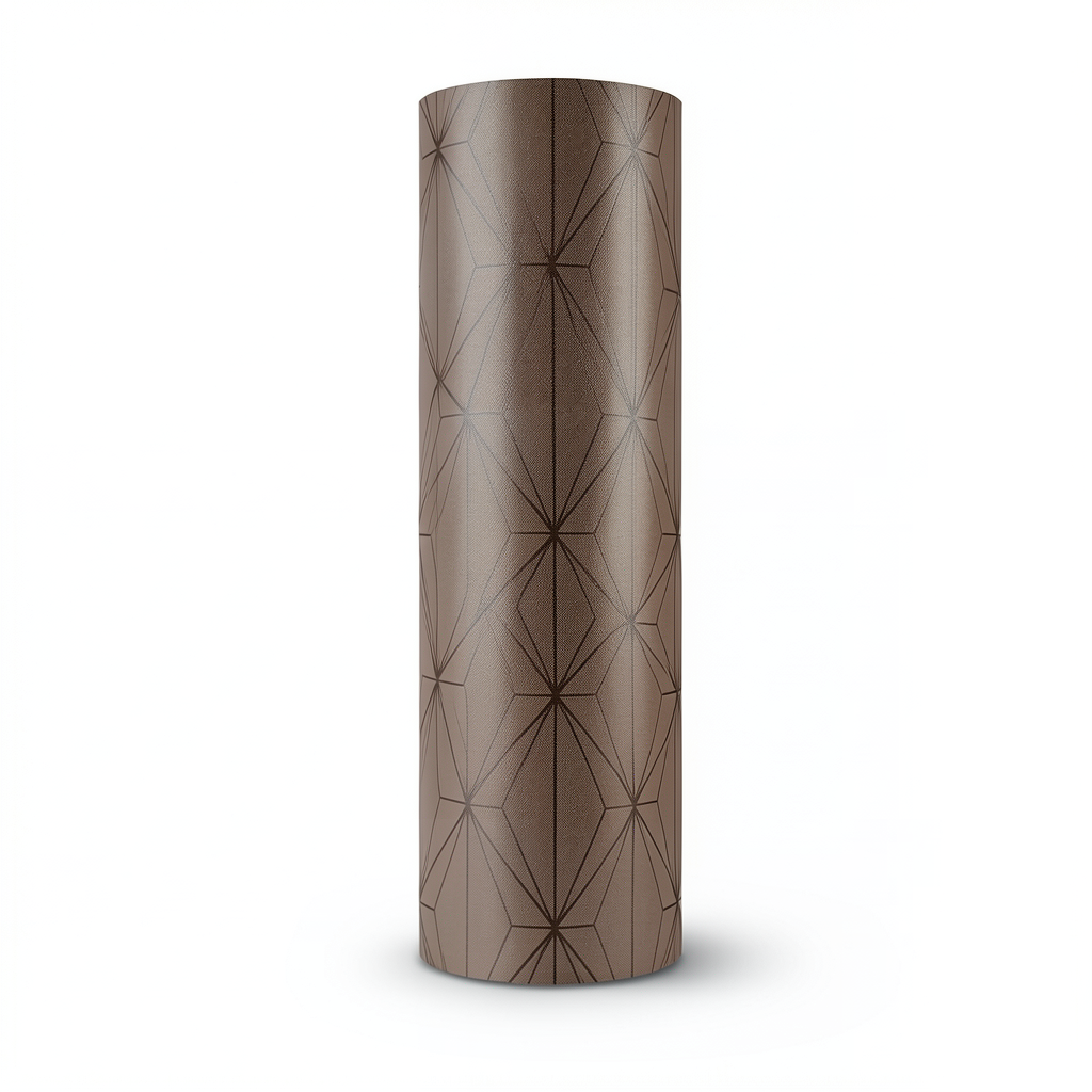Patterned Wallpaper 15.6m×100cm Brown Color