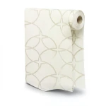 Patterned Wallpaper 15.6m×100cm Light and Dark Beige