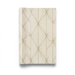 Patterned Wallpaper 15.6m x 100cm Beige and Brown