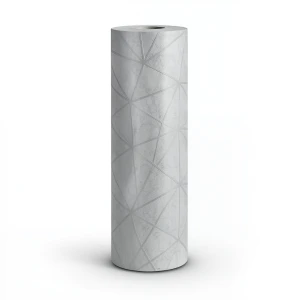 Embossed Wallpaper Length 15.6m Width 100cm Gray Color