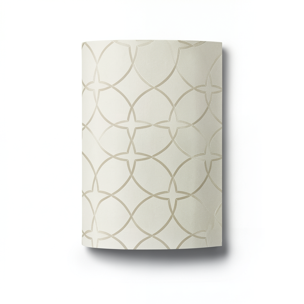 Patterned Wallpaper 15.6m×100cm Light and Dark Beige