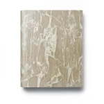 Patterned Wallpaper 15.6m×100cm Brown with Beige Veins