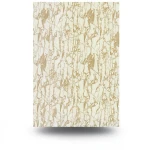 Patterned Wall Decoration 15.6m x 100cm Beige with Brown Veins