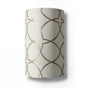 Patterned Wallpaper 15.6m x 100cm Brown Color