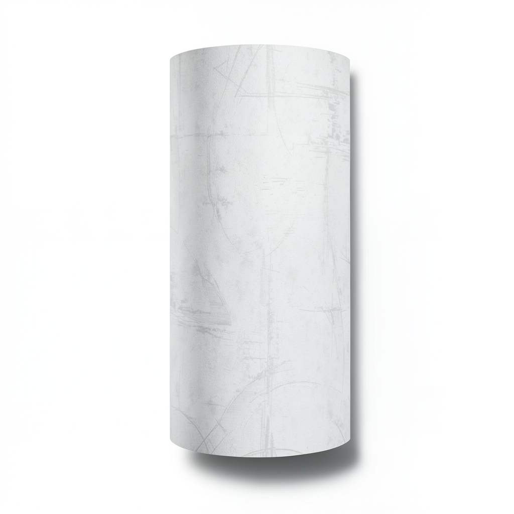 Wallpaper Patterned Design 15.6m x 100cm Light Gray