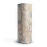 Italian Floral Wall Decoration, Size 10m×1.06m, light brown Color, Model 5845 