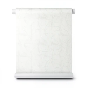 Patterned Wallpaper 15.6m×100cm Off White Color