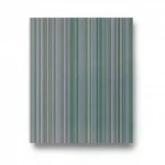 Italian striped Wallpaper, Size 10m×1.06m, Gray to green Color, Model Z21811 