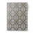 Vinyl Wallpaper Patterned Design 15.6m × 100 cm Brown with Gray - Image 1