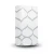 Vinyl Wallpaper Patterned Design 15.6 m x 100 cm White Gray - Image 1