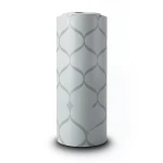 Vinyl Wallpaper Patterned Design 15.6m x 100 cm Gray