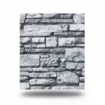 Modern Wallpaper, Size 15.6m×100cm, Gray color 
