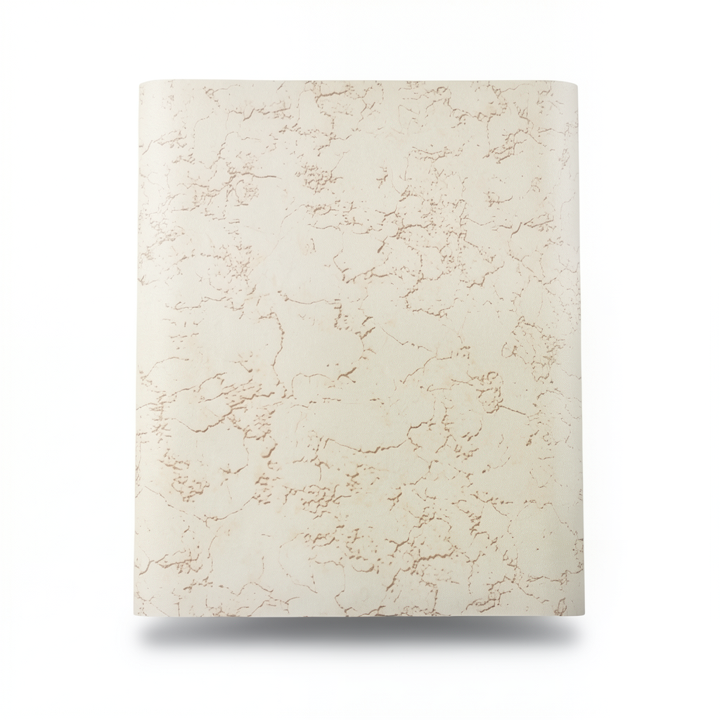 Patterned Wallpaper 15.6m×100cm Beige with Brown Veins