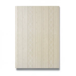 Patterned Wallpaper 15.6m Length, 100cm Width, Beige Color