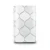 Vinyl Wallpaper Patterned Design 15.6 m x 100 cm White Gray - Image 1