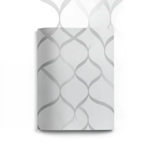 ورق جدران فينيل تصميم نقشات 15.6 م × 100 سم رمادي