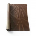 3D Design Wallpaper, Size 15.6m×106cm, brown color 
