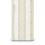 Patterned Wallpaper 15.6m x 100cm Beige with Light Brown Pattern