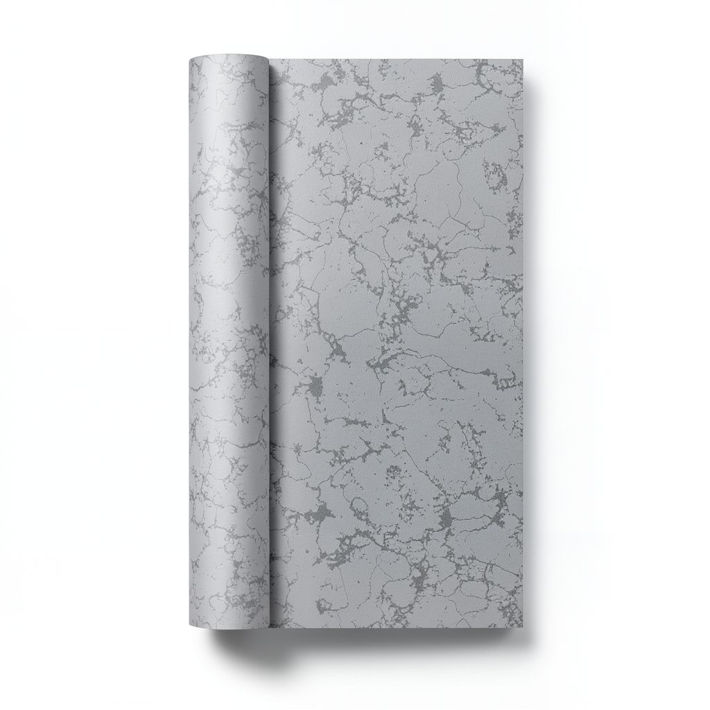 Patterned Wallpaper 15.6m×100cm Gray Color