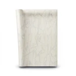 Beige Wallpaper with Gray Pattern, 15.6m × 100 cm Roll