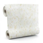 Vinyl Wallpaper Patterned Design 15.6m × 100 cm Beige