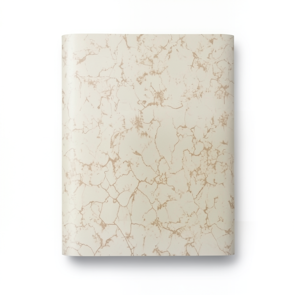 Patterned Wallpaper 15.6m×100cm Light Beige with Brown Veins