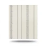Patterned Wallpaper 15.6m×100cm Beige with Gray Pattern