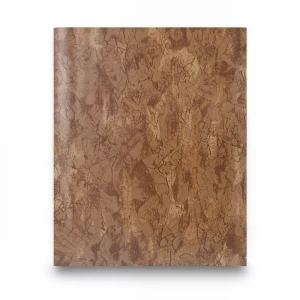 Vinyl Wallpaper Engravings Design 15.6m × 100 cm Brown with Beige Veins